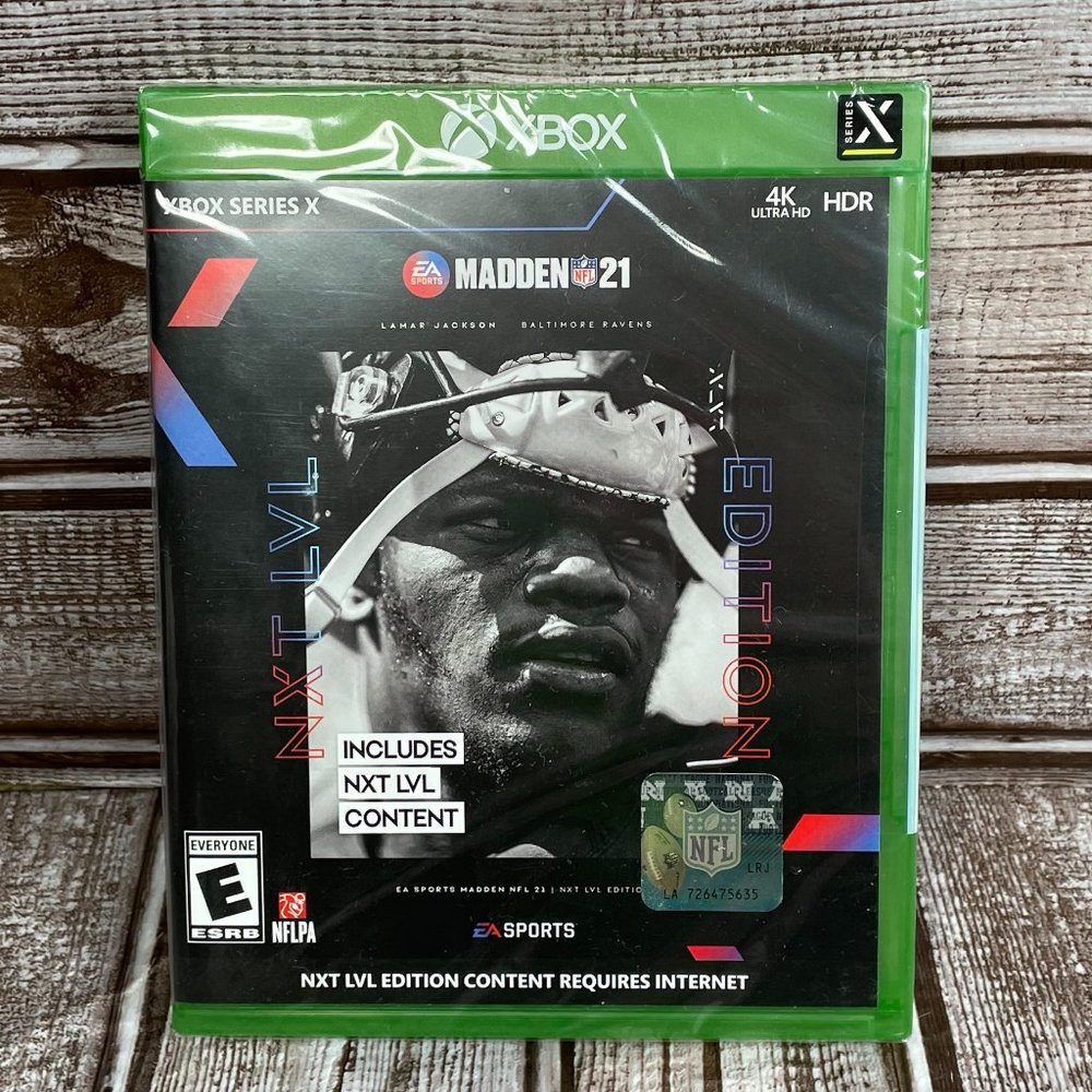 MADDEN 21 NXT LVL Next Level Microsoft Xbox Series X X|S Lamar Jackson SEALED